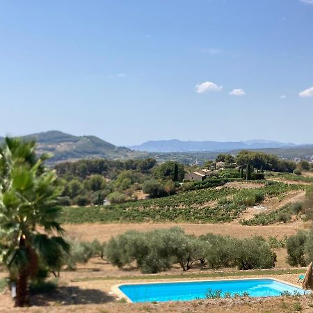 La Venturonne Appartement Neuf Rez De Jardin 45 M2 Vue Mer Et Vignes 10 Mn Des Plages Le Beausset Dış mekan fotoğraf